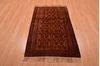 Baluch Brown Hand Knotted 30 X 47  Area Rug 100-105923 Thumb 1