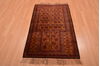 Baluch Brown Hand Knotted 30 X 47 Area Rug 100-105923 Thumb 4