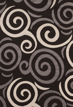 United Weavers TOWNSHEND COLLECTION Black 5'3" X 7'6" Area Rug 401 00770 69 806-105998