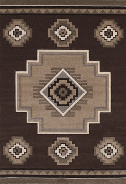 United Weavers TOWNSHEND COLLECTION Brown Rectangle 5x8 ft polypropylene Carpet 106010