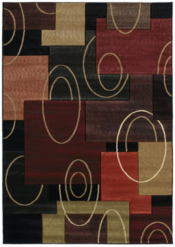 United Weavers CONTOURS Multicolor Runner 6 to 9 ft polypropylene Carpet 106052