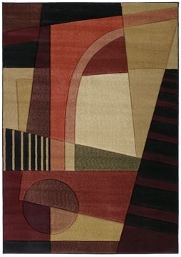 United Weavers CONTOURS Multicolor Runner 6 to 9 ft polypropylene Carpet 106062