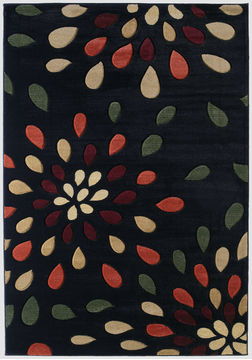 United Weavers CONTOURS Black Runner 2'7" X 7'4" Area Rug 510 23176 28C 806-106171