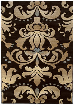 United Weavers CONTOURS Brown 1'10" X 2'8" Area Rug 510 24066 24 806-106190