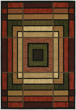 United Weavers CONTOURS Multicolor Rectangle 2x3 ft polypropylene Carpet 106200