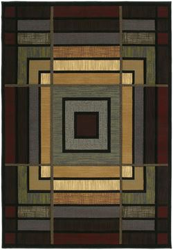 United Weavers CONTOURS Multicolor Rectangle 2x3 ft polypropylene Carpet 106205