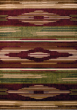 United Weavers CONTOURS Red Rectangle 3x4 ft polypropylene Carpet 106272