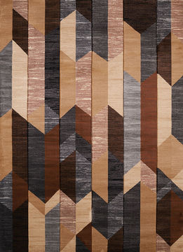 United Weavers Contours Multicolor Rectangle 5x8 ft polypropylene Carpet 106383