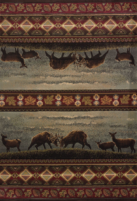 United Weavers CONTOURS-CEM Multicolor Runner 27 X 74 Area Rug 511 27766 28C 806-106466 Image 0