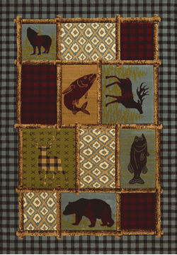 United Weavers CONTOURS-CEM Multicolor 5'3" X 7'6" Area Rug 809014252531 806-106478