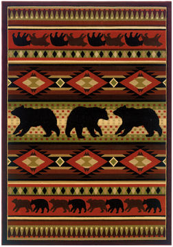 United Weavers CONTOURS-JQ Multicolor 2'7" X 4'2" Area Rug 512 25829 35C 806-106582