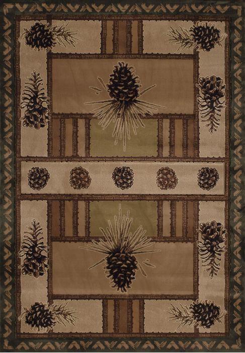 United Weavers CONTOURS-JQ Brown Runner 27 X 74 Area Rug 512 26826 28C 806-106591 Image 0