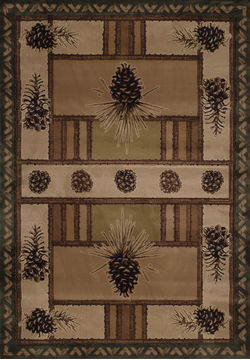 United Weavers CONTOURS-JQ Brown Runner 2'7" X 7'4" Area Rug 512 26826 28C 806-106591