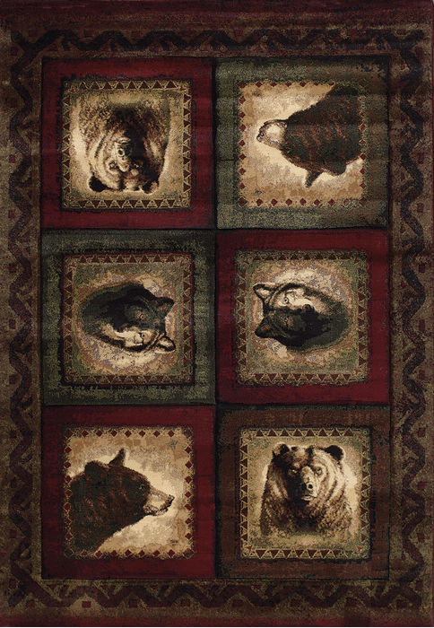 United Weavers CONTOURS-JQ Red Runner 27 X 74 Area Rug 512 27234 28C 806-106601 Image 0