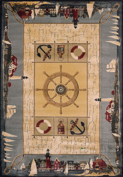 United Weavers GENESIS Blue 1'10" X 3'0" Area Rug 530 29960 24 806-106670
