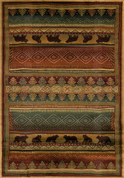 United Weavers GENESIS Multicolor Rectangle 2x3 ft polypropylene Carpet 106675