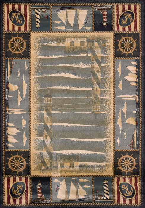 United Weavers GENESIS Blue 710 X 106 Area Rug 530 40960 912 806-106689 Image 0