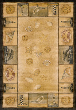 United Weavers GENESIS Brown 1'10" X 3'0" Area Rug 530 41517 24 806-106700