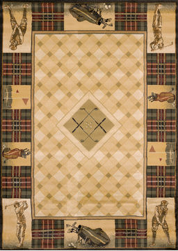 United Weavers GENESIS Multicolor Rectangle 2x3 ft polypropylene Carpet 106715