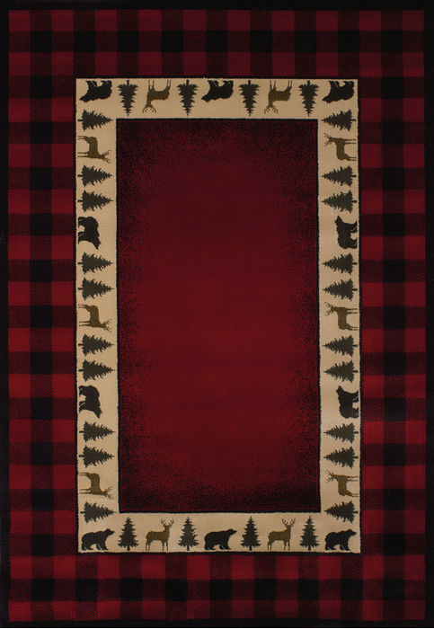 United Weavers GENESIS Red Runner 111 X 74 Area Rug 530 47636 28 806-106726 Image 0