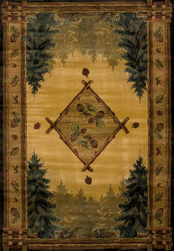 United Weavers GENESIS Brown 1'10" X 3'0" Area Rug 530 51043 24 806-106730