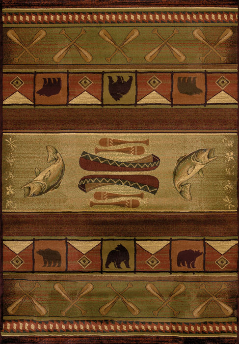 United Weavers GENESIS Multicolor 710 X 106 Area Rug 809014170040 806-106754 Image 0