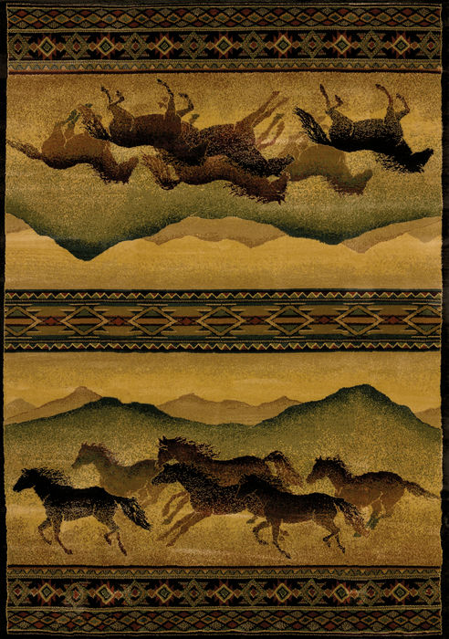 United Weavers GENESIS Multicolor 110 X 30 Area Rug 809014170552 806-106755 Image 0