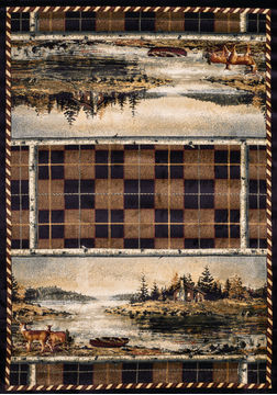 United Weavers HAUTMAN Brown 1'10" X 3'0" Area Rug 809014237255 806-106830