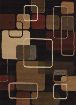 United Weavers CHINA GARDEN Black 7'10" X 10'6" Area Rug 550 32270 912 806-106951