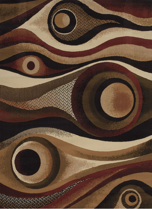 United Weavers CHINA GARDEN Brown 710 X 106 Area Rug 550 33745 912 806-106959 Image 0