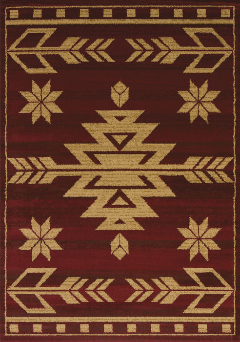 United Weavers AFFINITY Red 53 X 72 Area Rug 750 00130 58 806-107058 Image 0