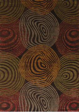 United Weavers AFFINITY Multicolor Rectangle 2x3 ft polypropylene Carpet 107068