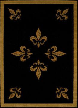 United Weavers AFFINITY Black Rectangle 2x3 ft polypropylene Carpet 107072