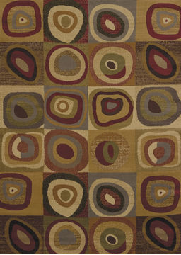 United Weavers AFFINITY Multicolor Runner 6 to 9 ft polypropylene Carpet 107081