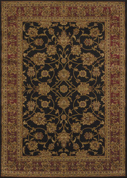 United Weavers AFFINITY Black Rectangle 2x3 ft polypropylene Carpet 107096