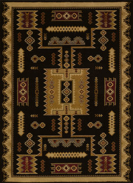 United Weavers AFFINITY Brown Rectangle 2x3 ft polypropylene Carpet 107108