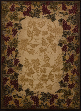 United Weavers AFFINITY Multicolor Rectangle 5x7 ft polypropylene Carpet 107128