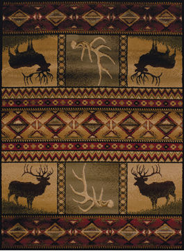 United Weavers AFFINITY Multicolor 7'10" X 10'6" Area Rug 750 03843 912 806-107141