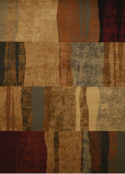 United Weavers AFFINITY Brown Rectangle 5x7 ft polypropylene Carpet 107156