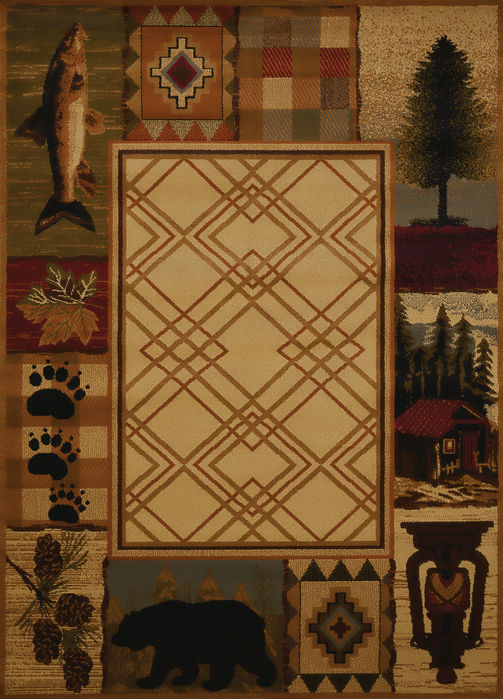 United Weavers AFFINITY Multicolor 53 X 72 Area Rug 809014249395 806-107172 Image 0