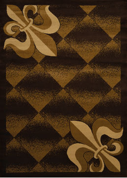 United Weavers AFFINITY Brown Runner 6 to 9 ft polypropylene Carpet 107185