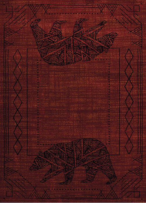 United Weavers AFFINITY Red 53 X 72 Area Rug 809014274700 806-107202 Image 0