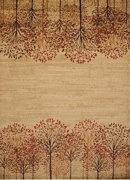 United Weavers AFFINITY Beige Rectangle 2x3 ft polypropylene Carpet 107212