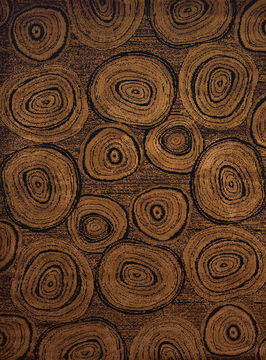 United Weavers AFFINITY Brown Rectangle 5x7 ft polypropylene Carpet 107218