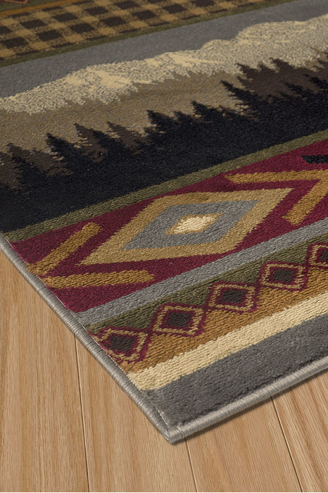 United Weavers AFFINITY Multicolor Runner 111 X 72 Area Rug 809014274939 806-107225 Image 1