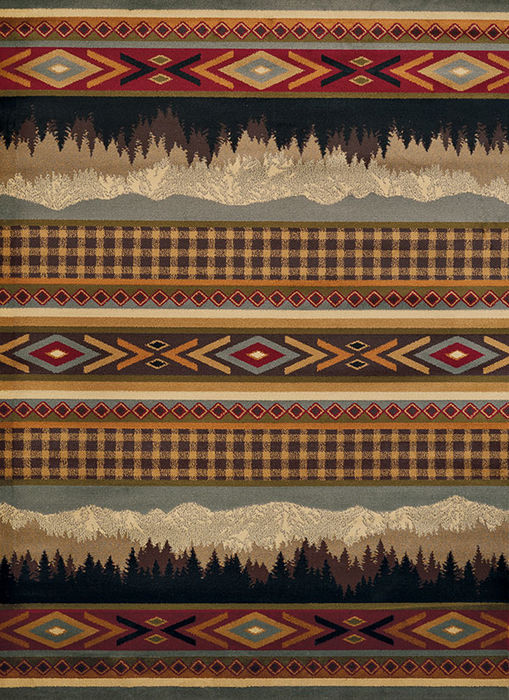 United Weavers AFFINITY Multicolor Runner 111 X 72 Area Rug 809014274939 806-107225 Image 0