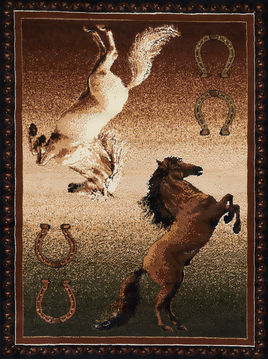 United Weavers LEGENDS Brown 5'3" X 7'2" Area Rug 910 05850 58 806-107286