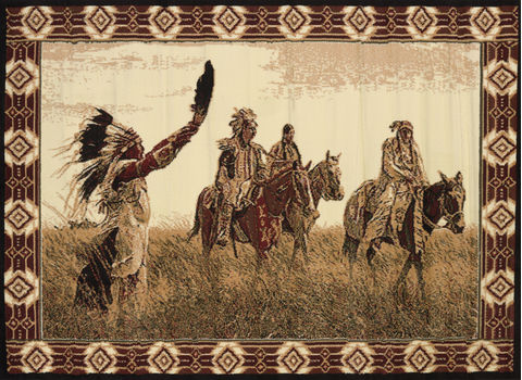 United Weavers LEGENDS Brown 53 X 72 Area Rug 910 07530 58 806-107292 Image 0