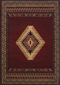 United Weavers MANHATTAN Red Runner 6 to 9 ft polypropylene Carpet 107301