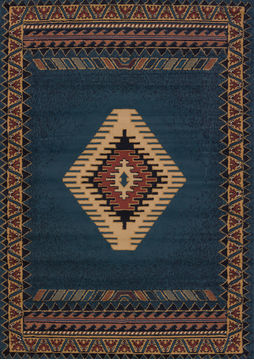 United Weavers MANHATTAN Blue 1'10" X 3'0" Area Rug 796556819707 806-107315